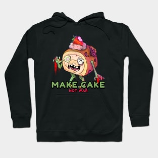 Make Cake Not War Zombie Hoodie